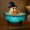 Ghosts Lamp Halloween Ghost Bubble Bath LED Lamp  Color-Changing Mood Light 3D Physical Party Ghosts Bubble Bath Lamp Decor