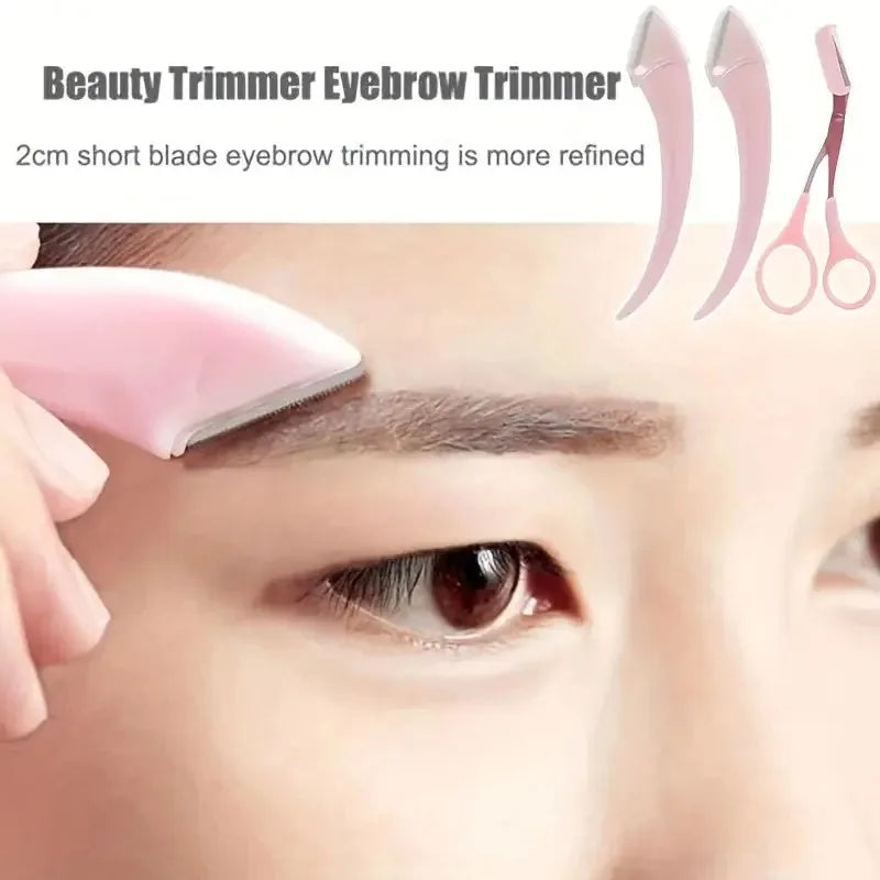 🌟 Complete Eyebrow Trimmer Set – Precision Grooming Made Easy