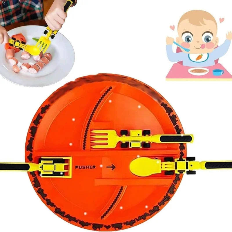 Camping Equipment Accessories Travel Aadgets Cooking Outdoor Dinnerware Tableware Cartoon Kitchen Tool Cubiertos Set Portatil