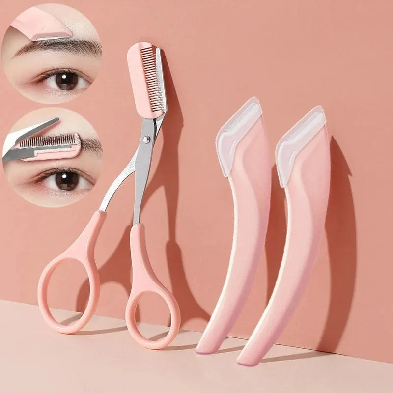 🌟 Complete Eyebrow Trimmer Set – Precision Grooming Made Easy