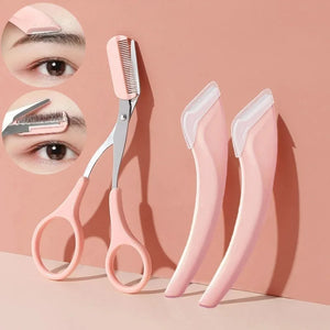 🌟 Complete Eyebrow Trimmer Set – Precision Grooming Made Easy