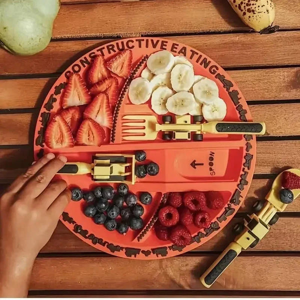 Camping Equipment Accessories Travel Aadgets Cooking Outdoor Dinnerware Tableware Cartoon Kitchen Tool Cubiertos Set Portatil