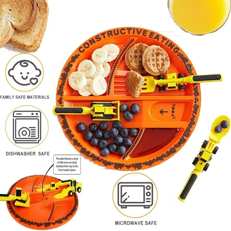 Camping Equipment Accessories Travel Aadgets Cooking Outdoor Dinnerware Tableware Cartoon Kitchen Tool Cubiertos Set Portatil
