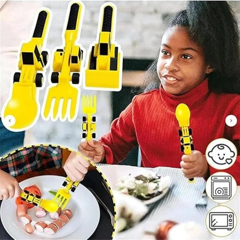 Camping Equipment Accessories Travel Aadgets Cooking Outdoor Dinnerware Tableware Cartoon Kitchen Tool Cubiertos Set Portatil
