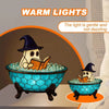 Ghosts Lamp Halloween Ghost Bubble Bath LED Lamp  Color-Changing Mood Light 3D Physical Party Ghosts Bubble Bath Lamp Decor